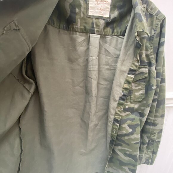 Arizona Camo Button up Tee size x Large Long Sleeve - Picture 7 of 8